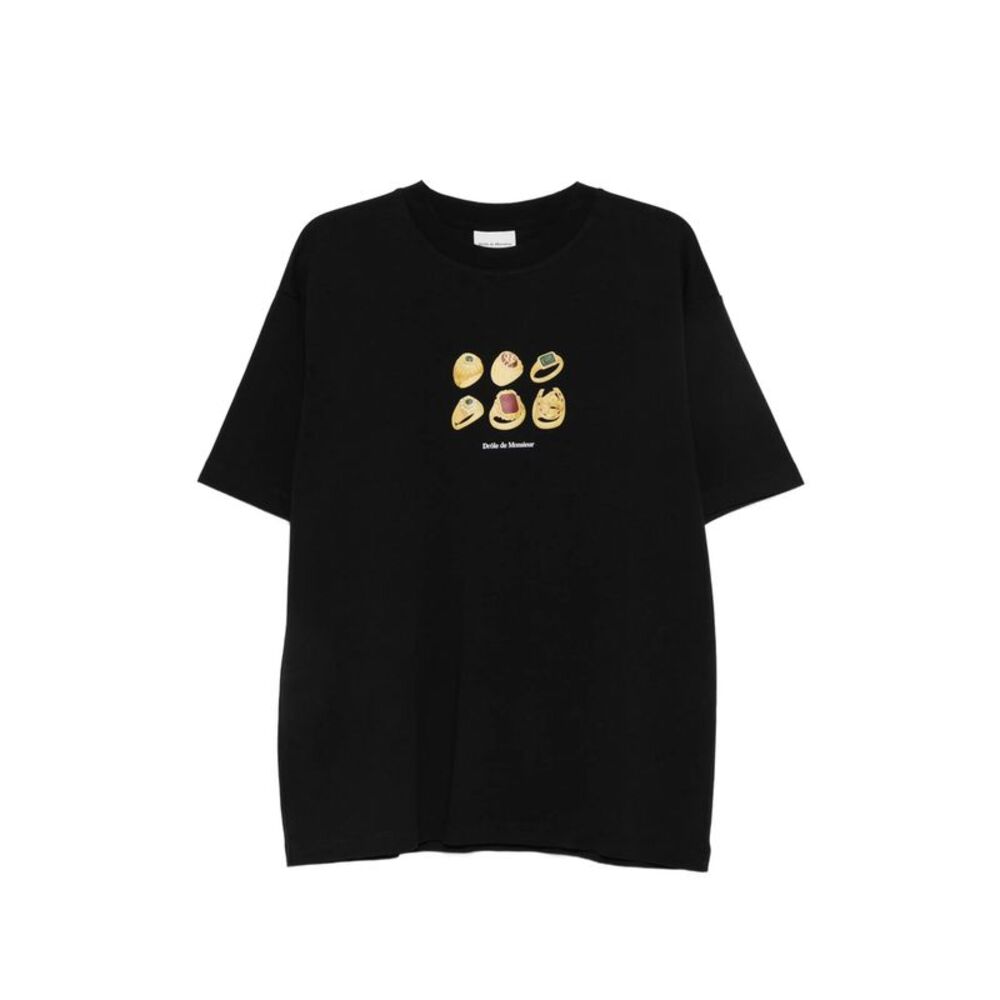 Drole De Monsieur Black T-Shirts & Vests - T-Shirts Men